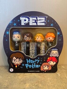 PEZ Harry Potter set 4-Pack in collectable tin - new & sealed. Wizarding World